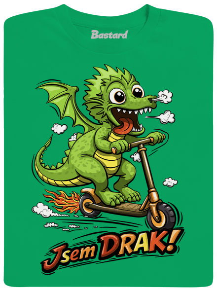 Jsem drak dětské tričko Kelly Green