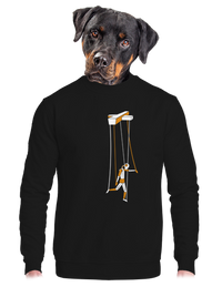 unisex mikina bez kapuce