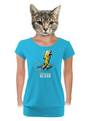 dámské tričko s lemem