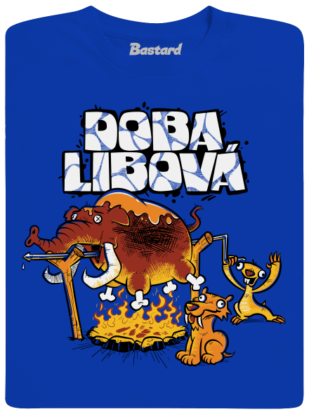 Doba libová pánské dlouhý rukáv Royal Blue