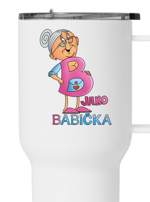 B jako babička termohrnek White