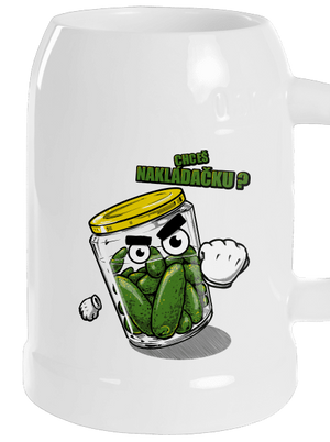 Nakládačka půllitr White