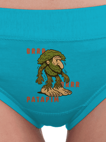 Brrr Brrr Patapim – Italian Brainrot dámské kalhotky Turquoise