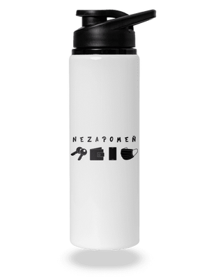 Nezapomeň lahev na vodu White