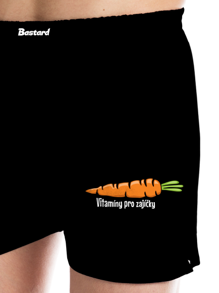 Vitamíny pro zajíčky pánské trenky Black