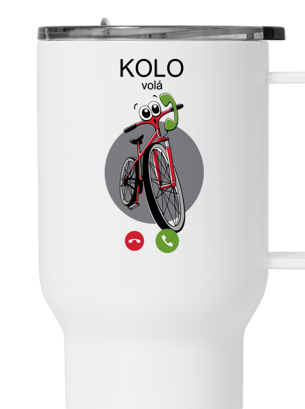 Kolo volá termohrnek White