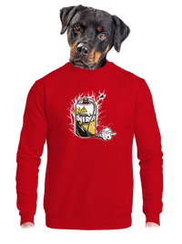unisex mikina bez kapuce