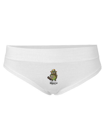 Bobratky dámské kalhotky White