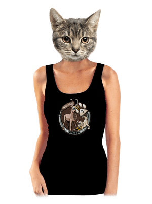 Psí horoskop: Kozoroh dámské tílko klasické Black