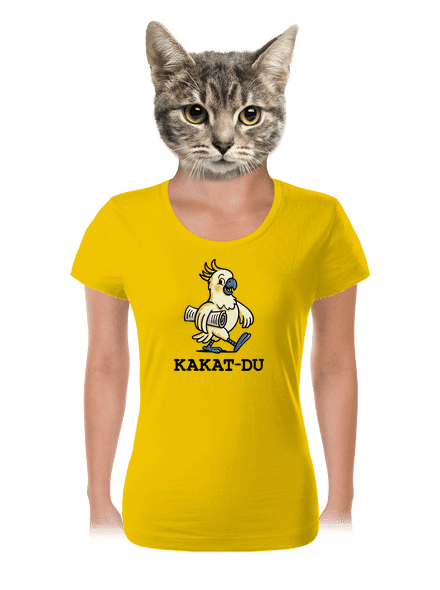 Kakat-du dámské tričko Yellow