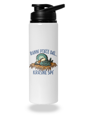 Ranní ptáče spí lahev na vodu White