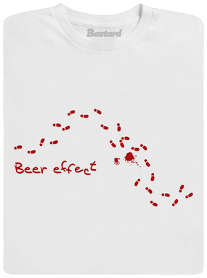 Beer effect pánské tričko White