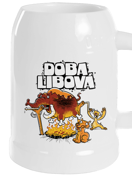 Doba libová půllitr White