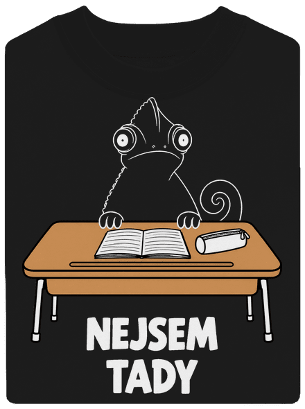 Nejsem tady unisex mikina bez kapuce Black
