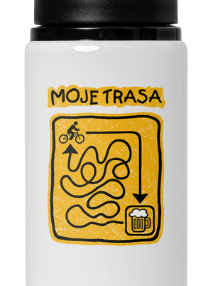 Moje trasa lahev na vodu White