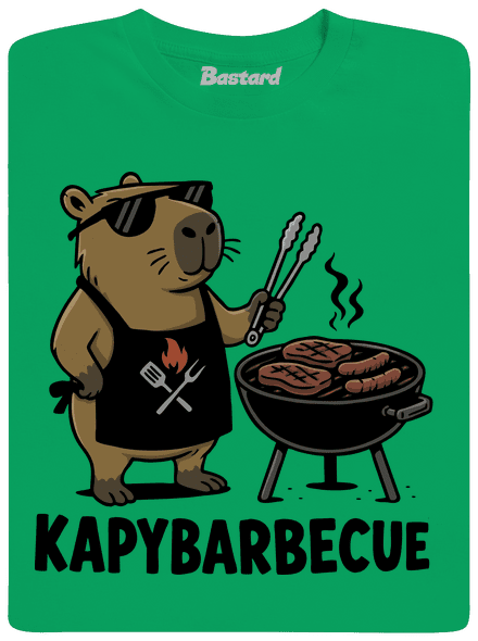 Kapybarbecue pánské tričko Kelly Green