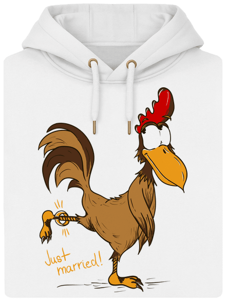 Novomanželé unisex mikina premium Snowwhite