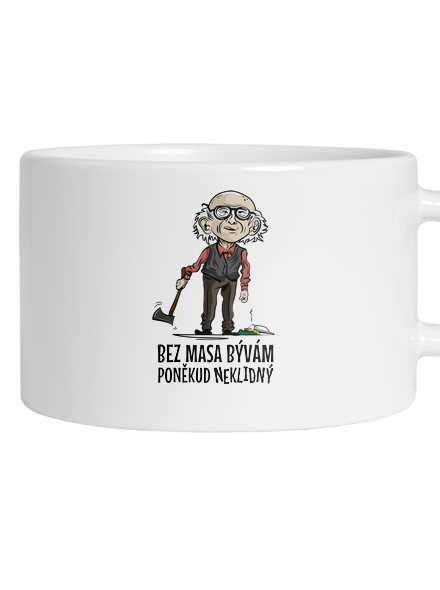 Neklidný bez masa hrnek makronka White
