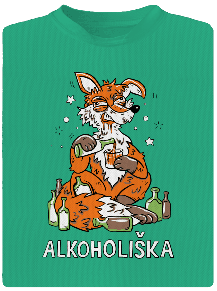 Alkoholiška pánské sportovní tričko Mint Mal