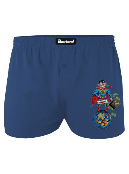 Supermachoman pánské trenky Blue