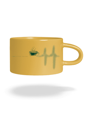 Coffee help hrnek makronka Yellow Macaron