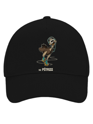 No pštress kšiltovka baseballka Black