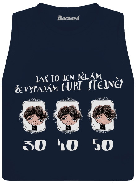 Vypadám furt stejně dámské tílko volné Navy
