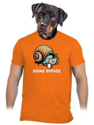 Šnekův home office pánské tričko Orange