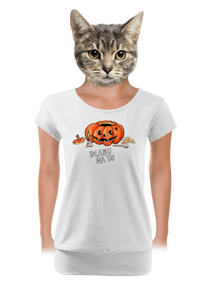 Dlabu na to dámské tričko s lemem White