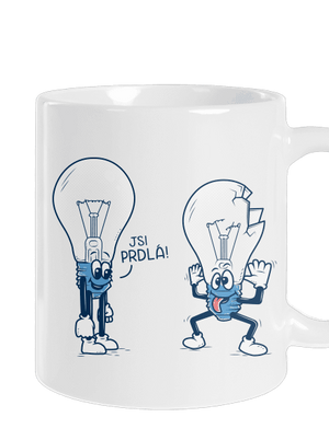 Prdlá klasický hrnek White