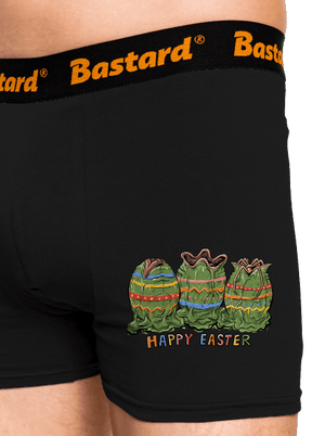 Happy Easter boxerky Black