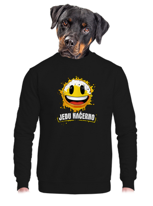 unisex mikina bez kapuce