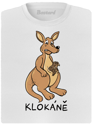 Klokáně dámské sportovní tričko White