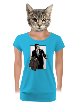 dámské tričko s lemem