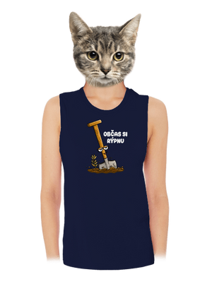 Občas si rýpnu dámské tílko volné Navy