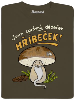 Babka a hříbeček pánské dlouhý rukáv Urban Khaki