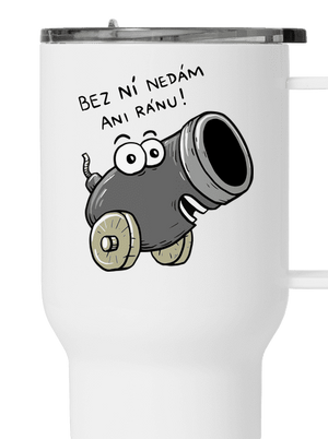 Dělo a koule termohrnek White
