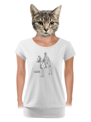 dámské tričko s lemem