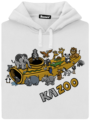 KaZoo dámská mikina klokanka White