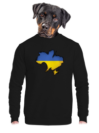 unisex mikina bez kapuce