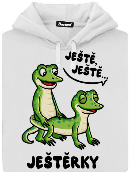 Ještě, ještě dámská mikina klokanka White