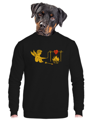 unisex mikina bez kapuce