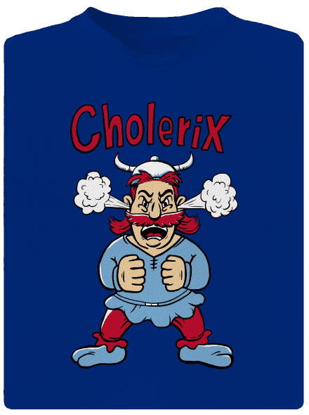 Cholerix pánské sportovní tričko Royal Blue Mal