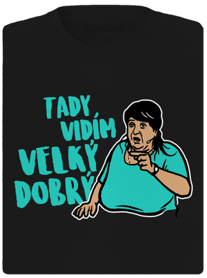 Velký dobrý dámské sportovní tričko Black