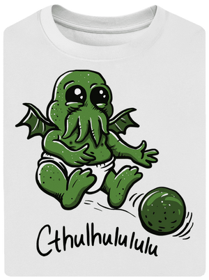 Cthulhululu unisex tričko oversized White