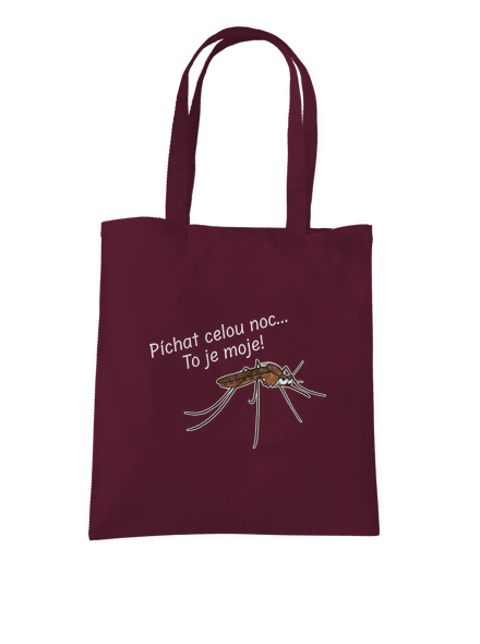 Komár s výdrží taška Burgundy