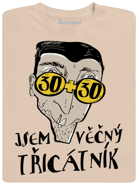 Věčný třicátník pánské tričko Sand