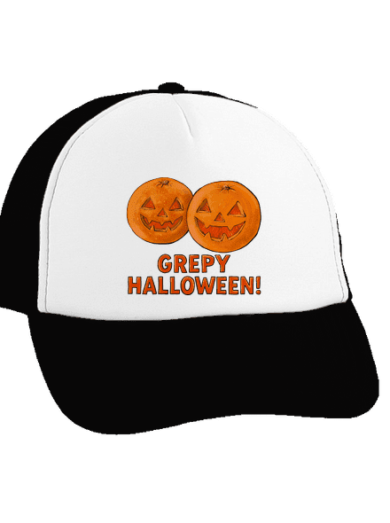 Grepy Halloween kšiltovka truckerka Black cap