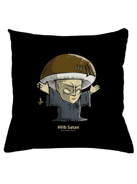 Hřib Satan polštář Black
