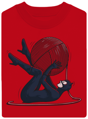 Catwoman unisex mikina bez kapuce Red